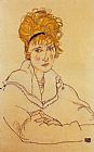 Portrait of Edith Schiele by Egon Schiele